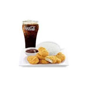 6-pc. Chicken McNuggets w/ Rice