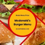Mcdonald's Burger Menu