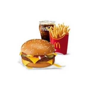 Quarter Pounder with Cheese, Lettuce & Tomatoes with Fries and Drink