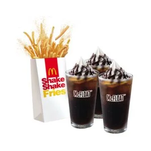 BFF Shake Shake Fries BBQ N' McFloat Combo